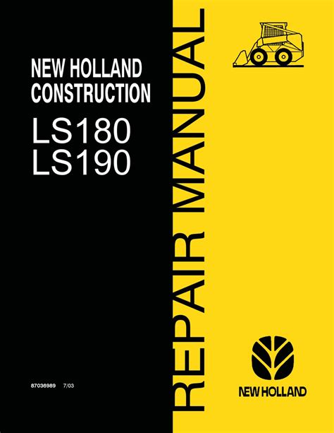 new holland ls180 manual